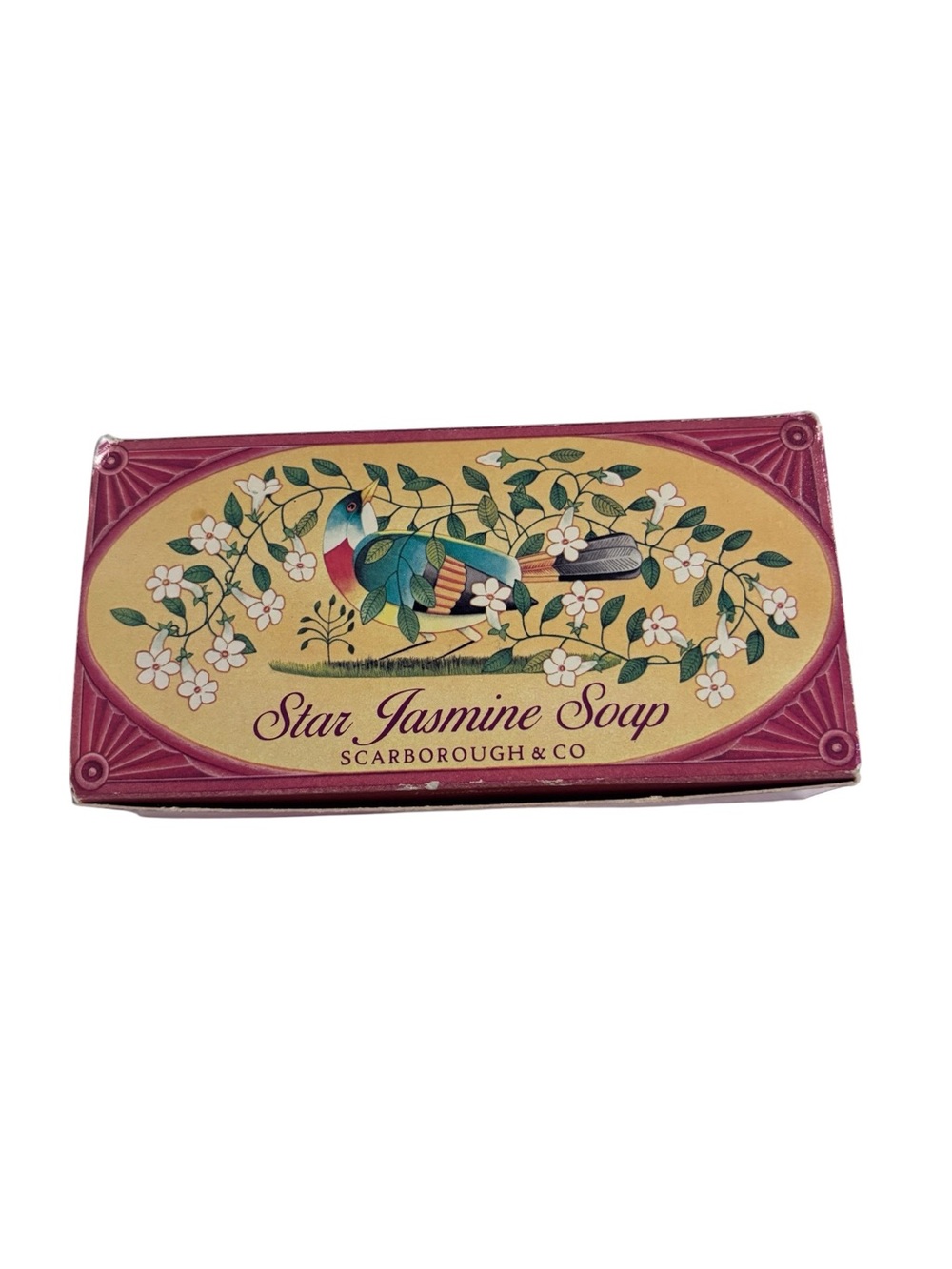 Vintage 1984 Crabtree & Evelyn Scarborough & Co Star Jasmine 2 Round Soap Set